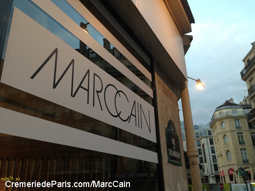 Marc Cain Showroom et vue sur la très historique rue de la Ferronnerie