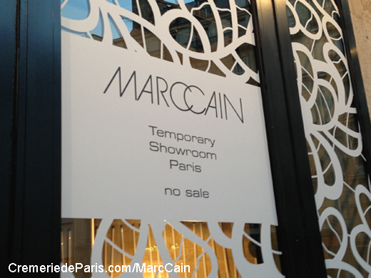 Marc Caim Temporary Showroom Paris