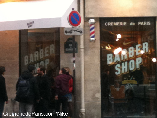 Nike Barbershop Paris, une réalisation Antoine Leca