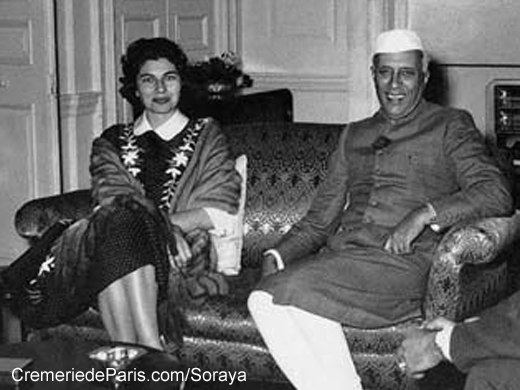 Soraya et Jawaharlai Nehru
