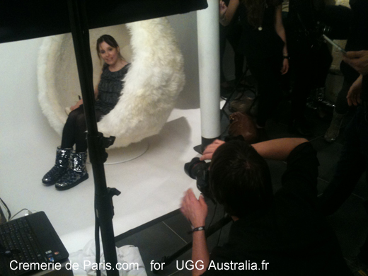 Studio Photo UGG Australia dans la Cremerie de Paris