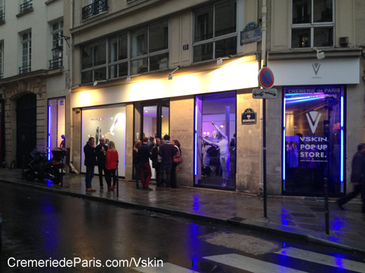 Le Vskin Pop Up store dans la Cremerie de Paris